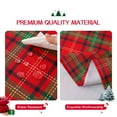 thumbnail image 6 of Romanstile Christmas Tablecloth for Rectangle Tables,Polyester Table Cover Perfect for Holiday Parties,Dining and Banpuet (Christmas Red Plaid Xmas Waterproof Tablecloths,60*102in), 6 of 8