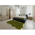 thumbnail image 5 of Ahgly Company Machine Washable Indoor Rectangle Transitional Dark Yellow Green Area Rugs, 7' x 9', 5 of 7