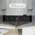 thumbnail image 4 of Seawin Axio 31.25 - 32 x 72 inches Framed Pivot Shower Door 5/16 in. (8 mm) Clear Tempered Glass with NanoShield Coating Satin Gold, 4 of 8