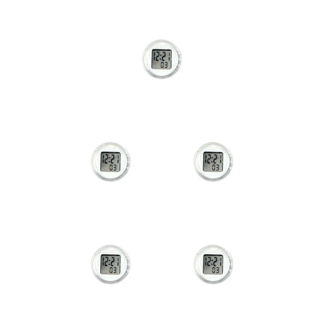 Sidaley Reloj para salpicadero, componente electrónico ABS, suministros multiusos para coche, artesanía a prueba de agua, reloj adhesivo, Type2 NO2