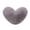 Grey, variant on Heart Decorative Pillow 13.7x17.7 Inch Heart Shaped Throw Pillows Cute Fuzzy Soft Pillow for Bedroom Living Room Home Decor Preppy Valentines Day Wedding Decor Women Girls
