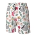 thumbnail image 4 of Fuzoiu Cute Cartoon Sloth Print Men's Beach Shorts,Men's Swim Trunks,Quick Dry Board Shorts with Pockets,Men's Bathing Suits for Surfing, Running, and Casual Wear-Large, 4 of 6