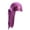 Purple, variant on Ludlz Unisex Silk Head Wrap Durag Long Tail Beanies Du-Rag Pirate Cap Turban Hat for 360 Waves