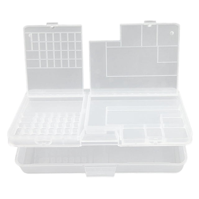 jifeng Electronic Component Storage Box Case Compact Double Layer Practical Toolbox Style B