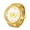 B, variant on Men Women Stretch Strap Finger Watch: Round Simple Dial Quartz Ring Elastic Band Watches for Mother's Day