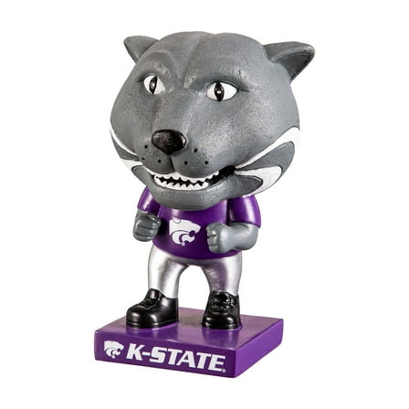 Kansas State Wildcats Lil Big Head Mascot Garden Statue