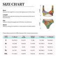 thumbnail image 4 of Kdxio Dancing African Womans Print Women's 2 Piece High Waisted Wrap Spaghetti Strap Summer Swimsuit Bikini Set-Large, 4 of 7