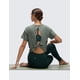 thumbnail image 3 of Remera CRZ YOGA de Manga Corta y Espalda Abierta Crop Top Gris Salvia L, 3 of 4