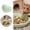 B, variant on Heart Shaped Ceramic Food Bowl for Small Animals, Smooth Glaze Easy to Clean Feeding Dish, Solid Durable Construction, for Hamsters Guinea Pigs, Assorted Colors Fits Cage Habitats