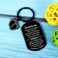 thumbnail image 3 of Husband Valentines Day Gifts, Gifts for Men Who Have Everything, New Dad Gifts,  Shower Gifts Footprint Keychain, Expectant Dad Gift for First Time Dad Fathers Day,  Announcement Gifts, 3 of 6