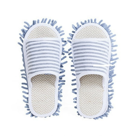 

1 Pair Multifunction Mop Slippers Shoes Fiber Dust Mop Shoes for Home Cleaning