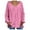 Pink, variant on ManxiVoo Women's Chunky Cable Knit Hooded Pullover with V Neck and Long Sleeve Oversized Loose Fit for Cozy Winter Days L Size Beige