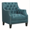 thumbnail image 1 of Picket House Furnishings Perry Button Tufted Accent Chair in Teal, 1 of 10