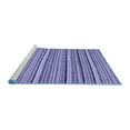 thumbnail image 2 of Ahgly Company Machine Washable Indoor Rectangle Abstract Blue Modern Area Rugs, 3' x 5', 2 of 4