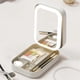 thumbnail image 5 of Travel Makeup Mirror with Light, Compact Makeup Bag with LED Mirror, Portable Lighted Beauty Mirror, 3-Color Lighting, 5 of 5