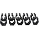 thumbnail image 4 of Soporte de Clip de localización para taco de billar, soporte para caña de pescar, Clips para soportes para tacos de billar, estante de almacenamiento para caña de pescar, negro, 12 Uds. Ormromra CZYD-HY176, 4 of 7