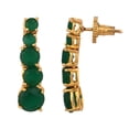 thumbnail image 6 of Ratnavali Jewels Women's Necklace Cubic Zirconia Green Graduation Jewellery Earrings Necklace Set for Brides and Weddings, 6 of 6