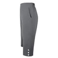 thumbnail image 6 of Hvogkswy Women Capri Pants High Waisted Solid Color Casual Straight-Leg Pants Comfy Breathable Summer Leisure Homewear Capri Pants, 6 of 8