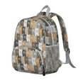 thumbnail image 3 of Kawaii Llama Face Student Backpack – Funny Cartoon Alpaca Pattern, Adorable and Lightweight for School and Travel, 3 of 6