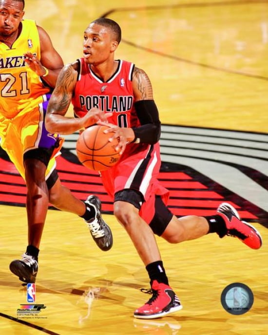 Damian Lillard 2012 13 Action Photo Print Walmart