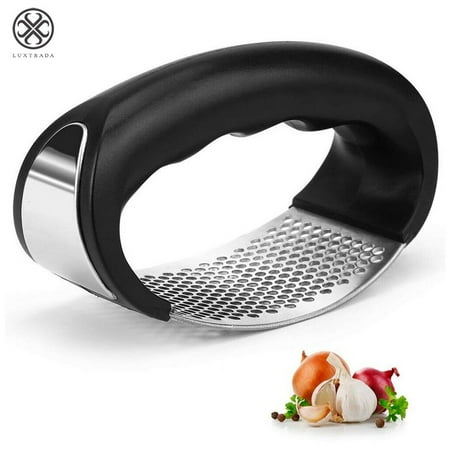 

Luxtrada Stainless Steel Manual Garlic Press Crusher Squeezer Masher Kitchen Tool