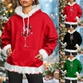 thumbnail image 6 of TrendOFT Christmas Hoodies for Women Merry Christmas Tree Sweatshirts Cute Xmas Snowman Santa Claus Sweater Holiday Pullover Red XXXXXL, 6 of 6