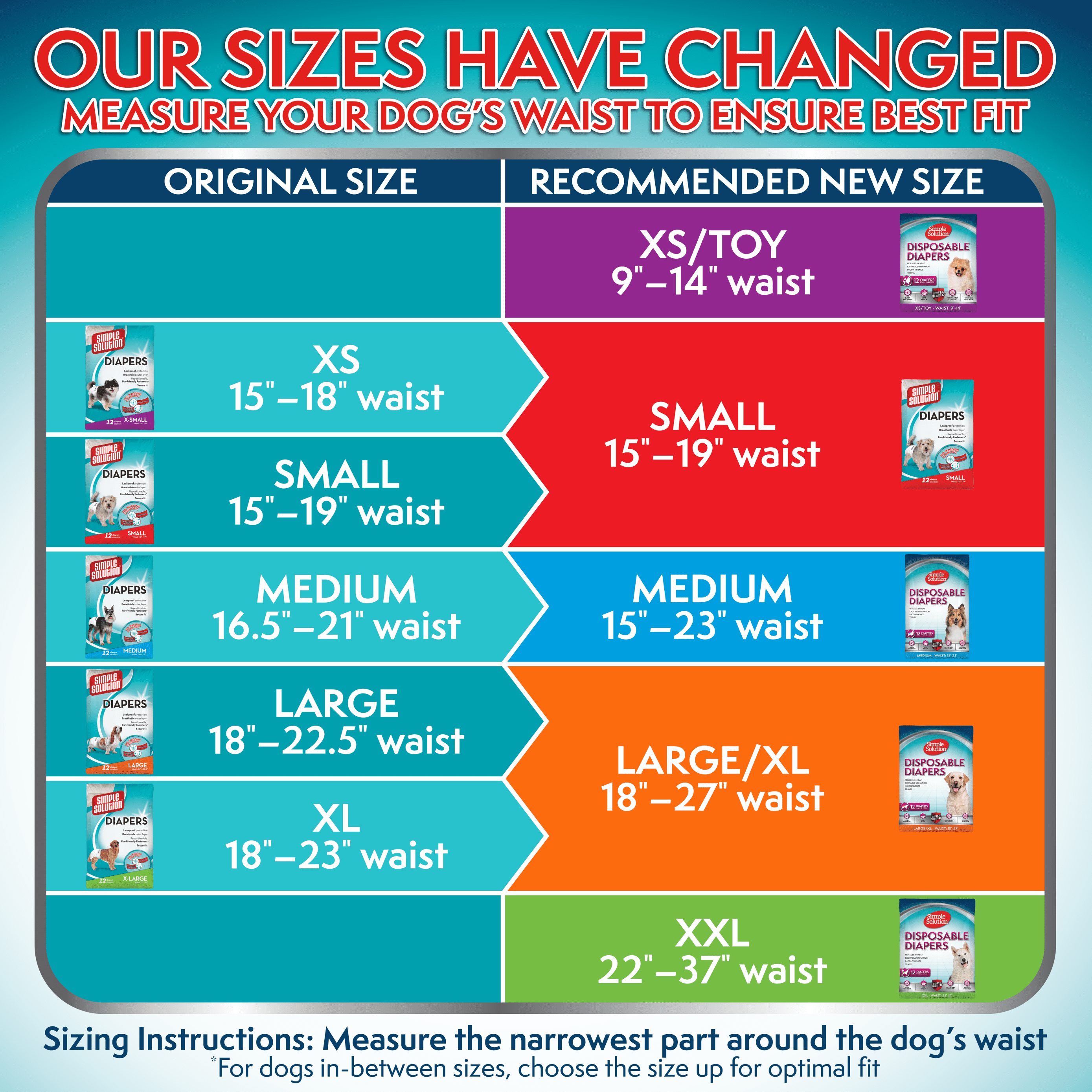 simple solutions dog diapers xl