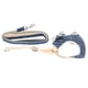 thumbnail image 2 of Arnés transpirable para gatos con correa ajustable y antiescapes (raya azul marino, talla M (apto para 58 kg)), 2 of 14