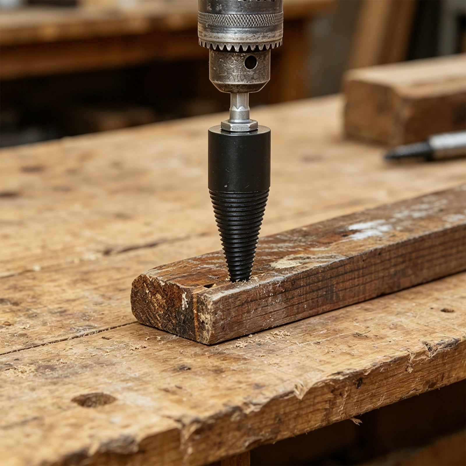 Budget Wood Splitter Drill Bit, Log Splitter for Firewood, Heavy Duty Drill Attachment, 32/42/50mm