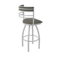thumbnail image 2 of 860 Hunter 36" Swivel Bar Stool with Anodized Nickel Finish and Graph Chalice Seat and Back, 2 of 5