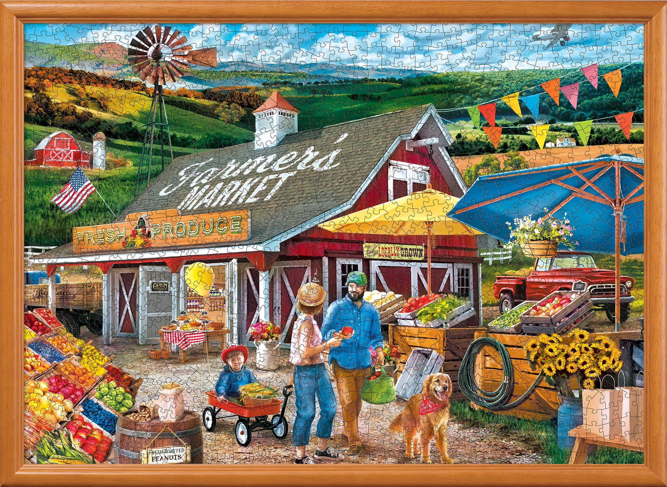 Lazy Days - Farm Fresh 1000 Piece Puzzle