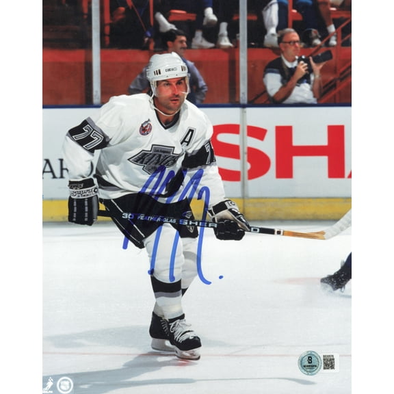 Paul Coffey Autographed 8x10 Photo Los Angeles Kings Beckett BAS QR #BS30576