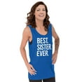 thumbnail image 5 of Best Sister Ever Siblings Family Joke Tank Top Tee Shirt Women Brisco Brands L, 5 of 6