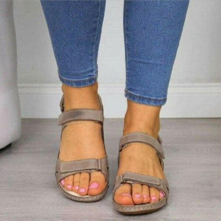 

Womens Wedge Sandals Sandals Women Fashion Comfortable Sandals Dressy Sandals Velcro Sandals Athletic Sandals for Women
