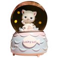 thumbnail image 1 of Bangcool Music Box Crystal Ball Decorative Luminous Musical Box Desk Ornament with Light, 1 of 4