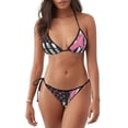 thumbnail image 1 of Balery Ribbon Breast Cancer Awareness Pijama Estampado Bikini de Dos Piezas para Mujer - Conjunto de Bikini Ajustable Sexy y Cómodo para Playa, 1 of 1