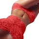 thumbnail image 4 of Conjunto de lencería de encaje floral encantador para mujer, sujetador, bragas, ropa interior, ropa de dormir, rojo, XXL kenally XX000203-15, 4 of 7