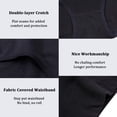 thumbnail image 4 of Women's High Waisted Cotton Underwear Ladies Soft Full Briefs Panties Multipack, 4 of 11