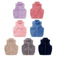 thumbnail image 3 of Gyratedream Fall Winter Solid Colour Puffer Vest for Kids Boys Girls Sleeveless Thickened Jacket Waistcoat 1-6T, 3 of 3