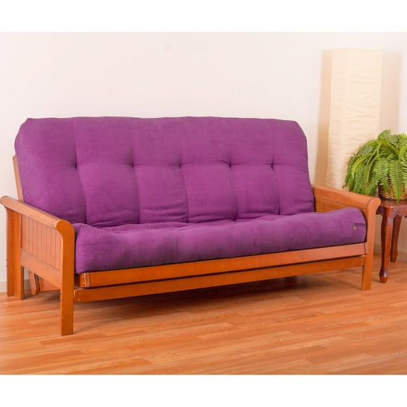 Blazing Needles Vitality 9-inch Microsuede Queen-size Futon Mattress  9612-B-MS-UV