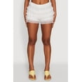thumbnail image 4 of Womens Iris Tiered Lace High Waisted Mesh Shorts, 4 of 5