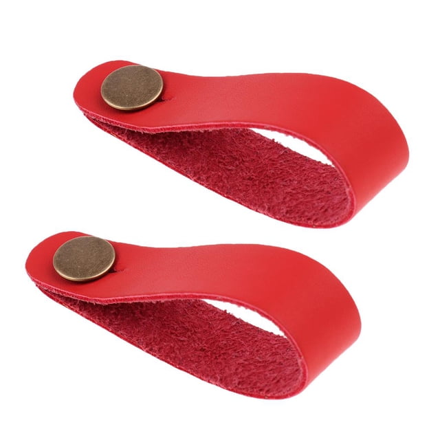 2 uds de correas de clavijero de guitarra acústica Yuyangstore Gancho de la correa de la guitarra acústica rojo