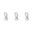 thumbnail image 3 of tamizeot Mannequin Head Female Model Props Cosmetic Bubble Display Rack Professional Holder Multifunctional Styrofoam Shelf Male 3Set, 3 of 6