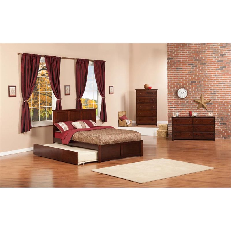 Atlantic Furniture Madison Urban Full Trundle Platform Bed ...