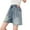 Z-250616-3-Pink, variant on SNKSDGM Girls Pants Size 7-8 Girls' Summer Denim Shorts with 3 Button – Lightweight & Casual 4-5 Years