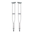 thumbnail image 1 of Muletas Medianas de Aluminio Magnimed OA6925M Soportan hasta 90kg Axilares acojinados regatones antiderrapantes, 1 of 8