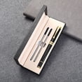 thumbnail image 3 of Jiibva Luxury Ballpoint Pen, 1.0mm Business Metal Ball Point Pen with 2 Refills Black Ink Pen Smooth Writing Rollerball Pen Fancy Ballpoint Pen Gift for Men Women Signature Executive, 3 of 7