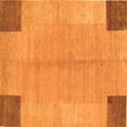 thumbnail image 1 of Ahgly Company Indoor Square Abstract Orange Contemporary Area Rugs, 7' Square, 1 of 1