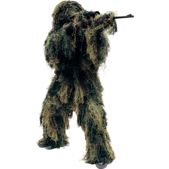 Red Rock Outdoor Gear - Ghillie Suit, X-Large/XX-Large, Woodland