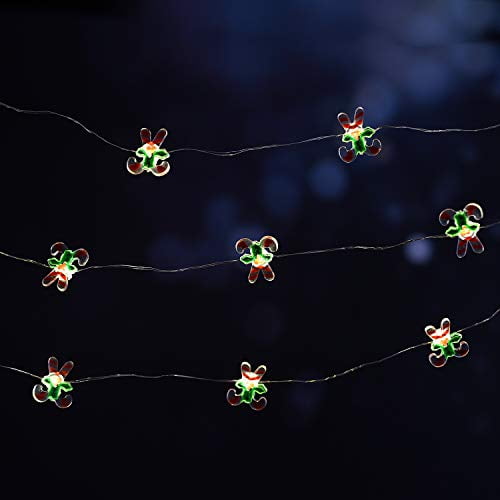 Holiday Living 20 LED 6.33-ft RED Battery Operated String Lights W/Timer 